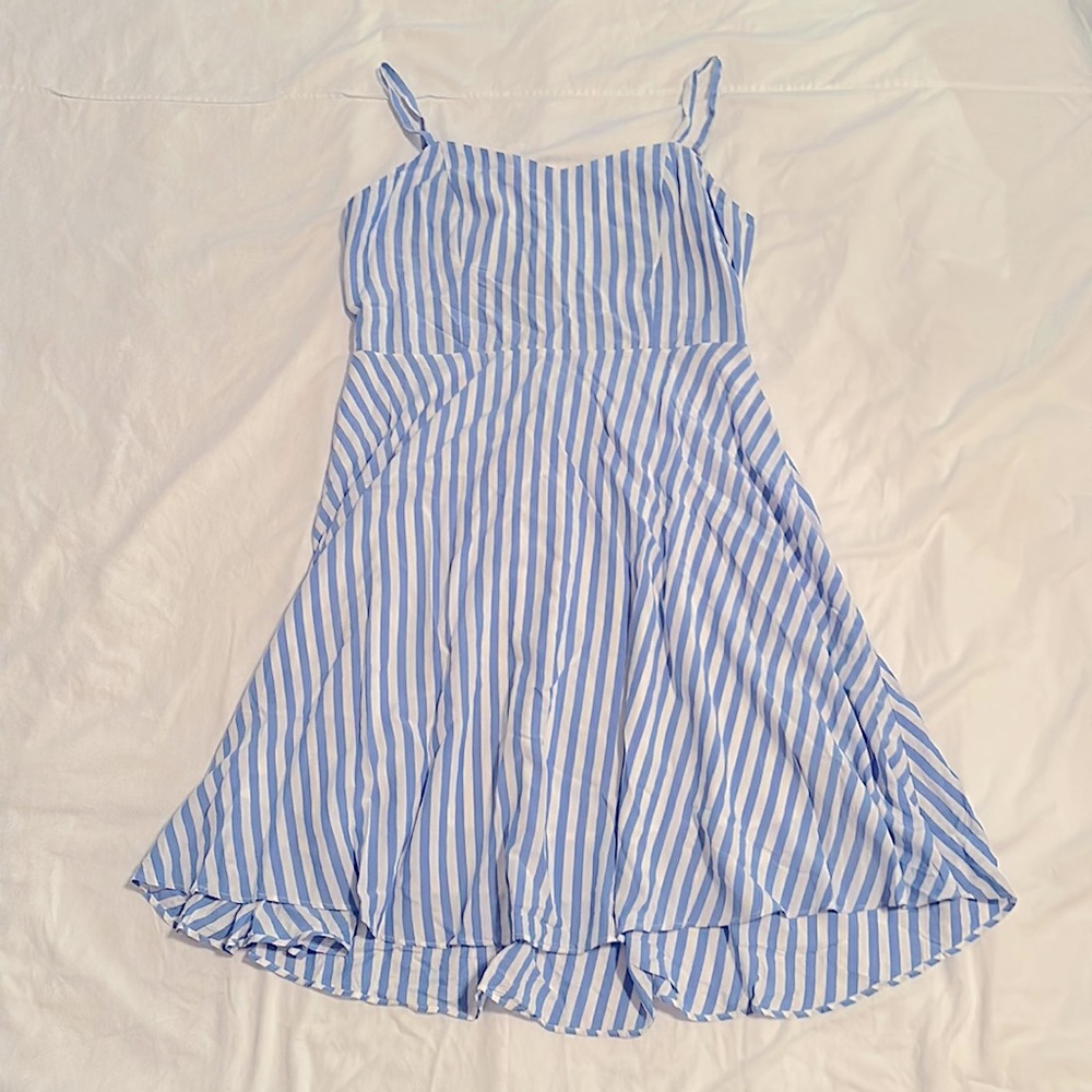 Old Navy - Women’s Dress - Tall Large - Blue/White